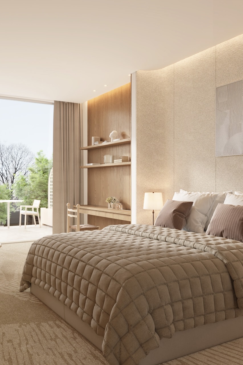 Chambre témoin © Domaine de Verchant