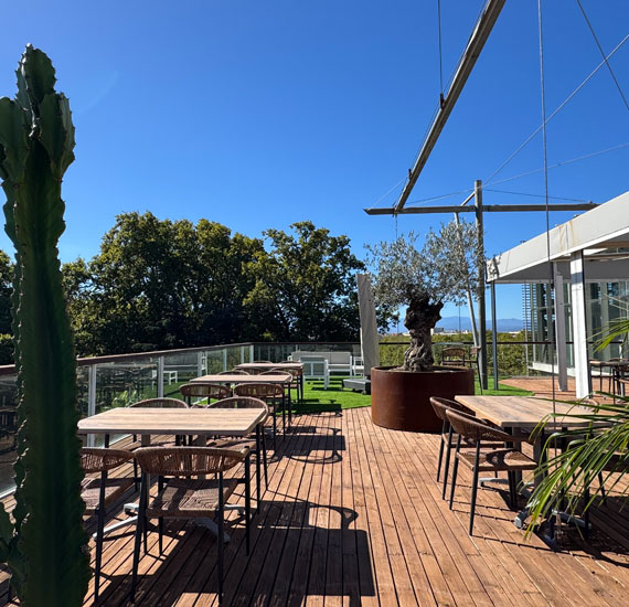 Rooftop du Palais des Congrès de Perpignan
